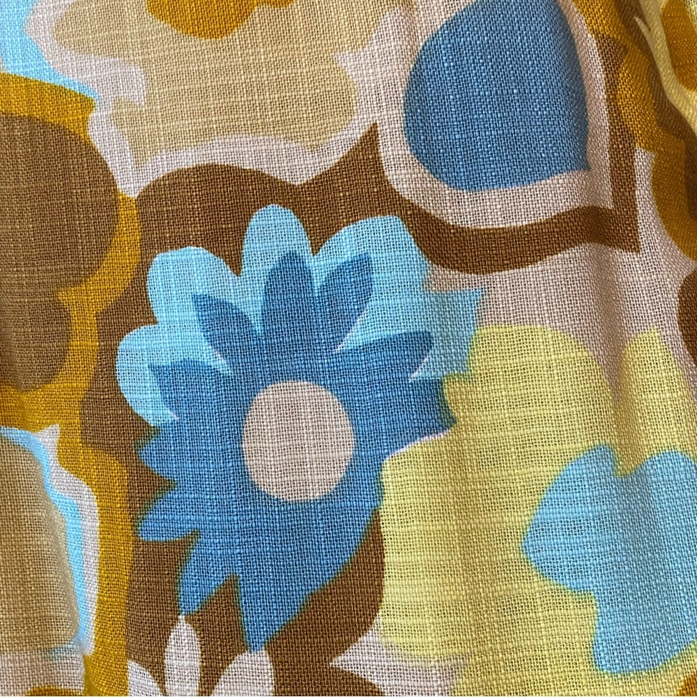 ❌SOLD🏷️Vtg 60s David Crystal Fashion Flower Power Tweed Canvas Jacket and Pencil - Picture 5 of 8